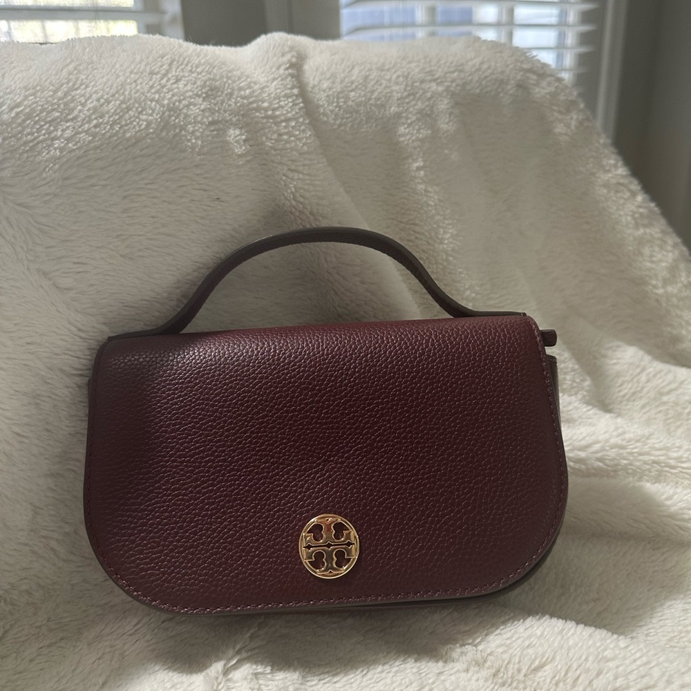 Tory Burch burgundy crossbody